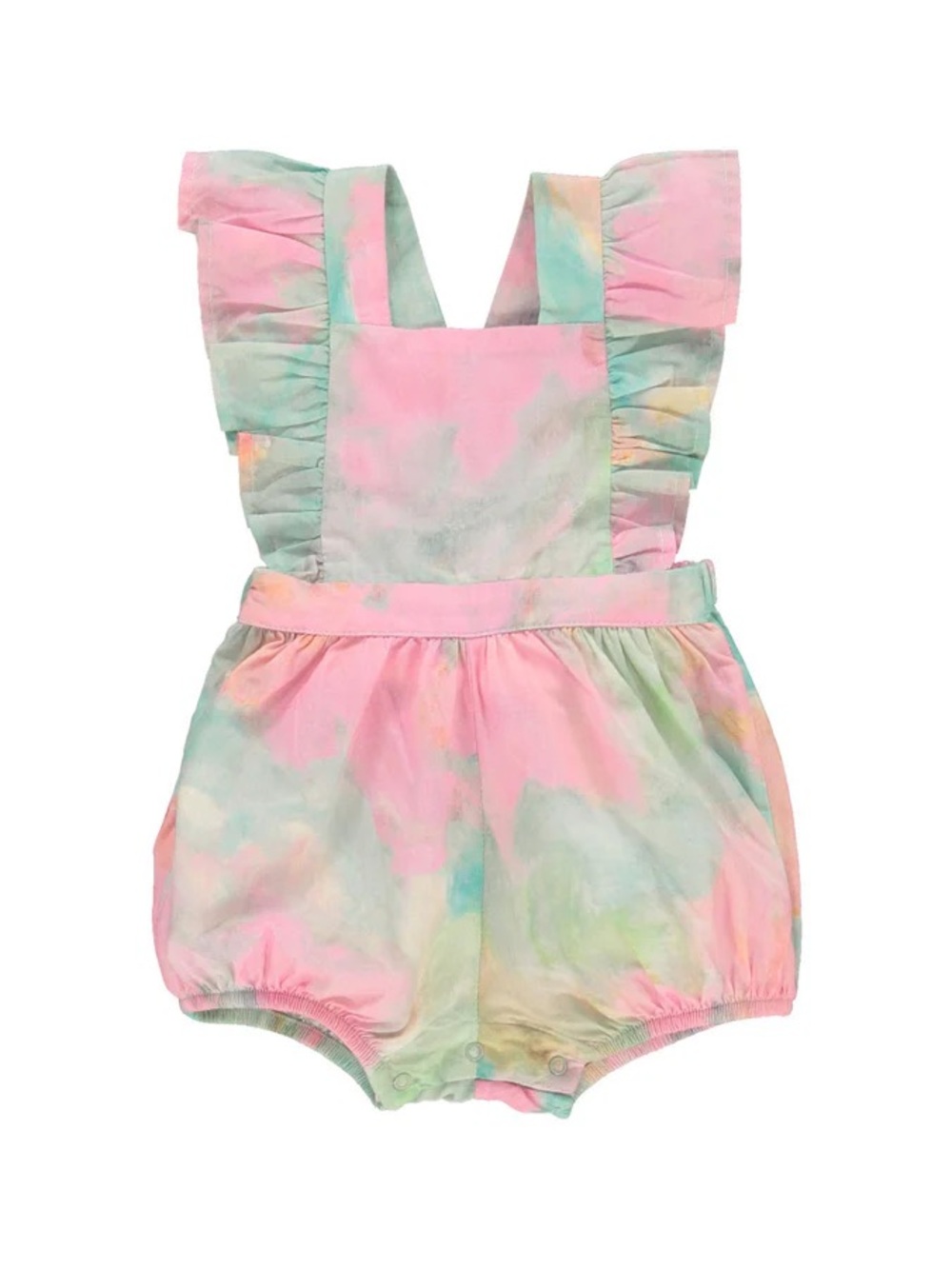 NWT Bebe Organic Watercolor Violetta Romper